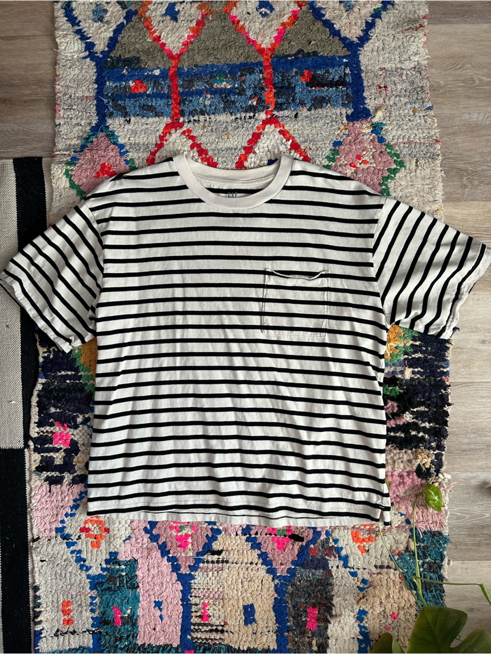 Gap Striped Tee - Black & White